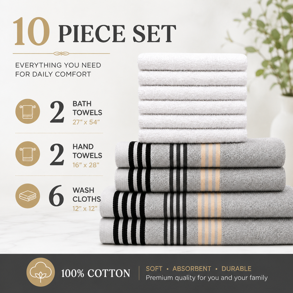 Egyptian cotton oversized bath towel