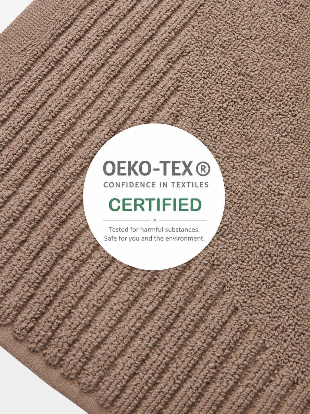 2Pcs Bath Mat Terry 50 x 70 cm - 100% Ring Spun Cotton, Luxury Premium Quality Quick Dry Bath Shower Matt, High Absorbent & Machine Washable Bathroom Mat