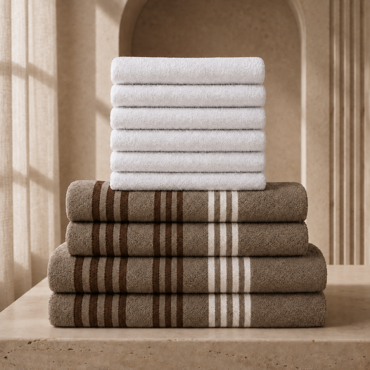 Egyptian cotton oversized bath towel
